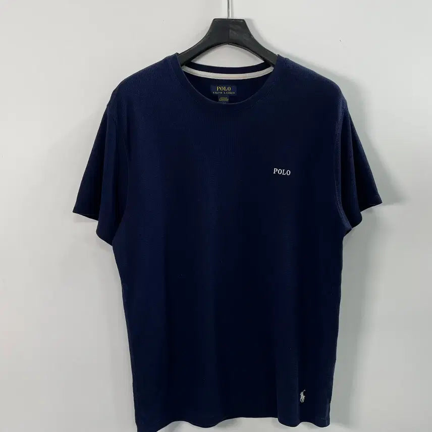 [BUNJANG] Polo Ralph Lauren Navy Short Sleeve Waffle Knit T-Shirt / 폴로 랄프로렌 네이비 반팔 와플티 (on.1492)