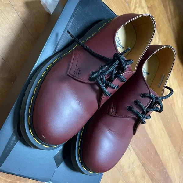 [BUNJANG] Dr. Martens 1461 3-Eye Cherry Red Shoes / 닥터마틴 1461 3홀 체리레드 230