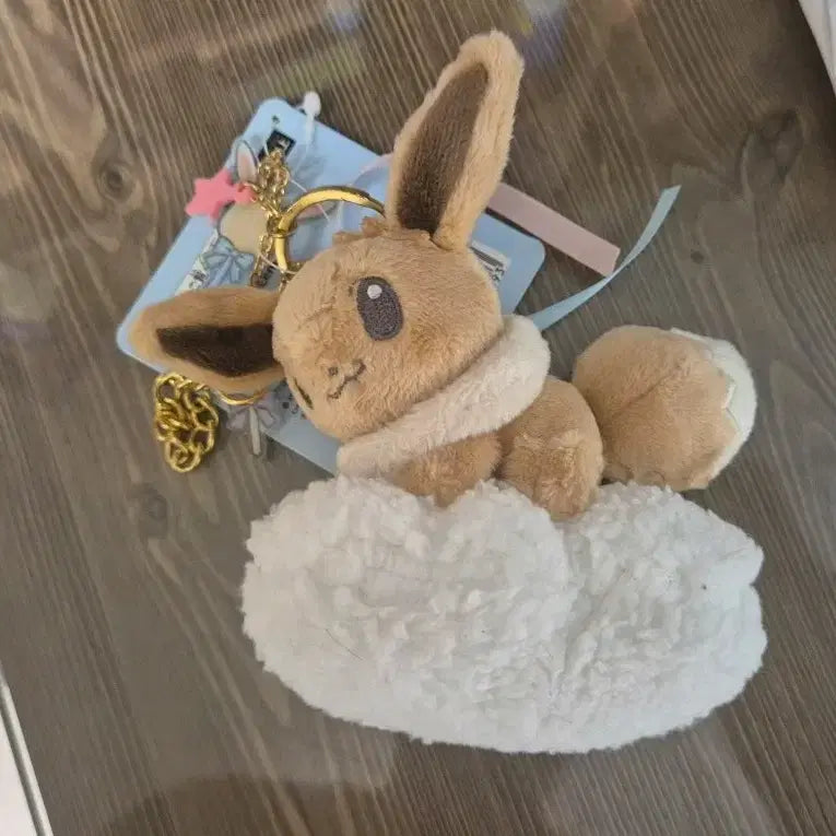 [BUNJANG] Pokemon Eevee Plush Keychain / 포켓몬 이브이 인형 키링