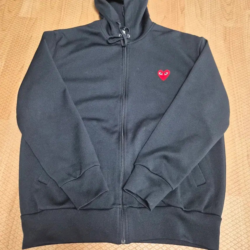 [BUNJANG] Comme des Garçons Hooded Zip-Up Sweatshirt (Size 100-105) / 꼼데 후드집업 100~105
