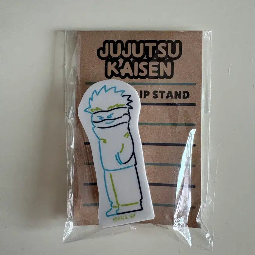 [BUNJANG] Jujutsu Kaisen Satoru Gojo Jirori Memo Clip Stand (Sealed) / 주술회전 고죠 사토루 지로리 메모 클립 스탠드 미개봉
