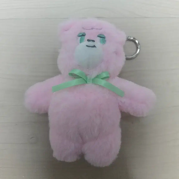 [BUNJANG] Knotted Pink Bear Keyring New / 노티드 핑크베어 키링 새상품