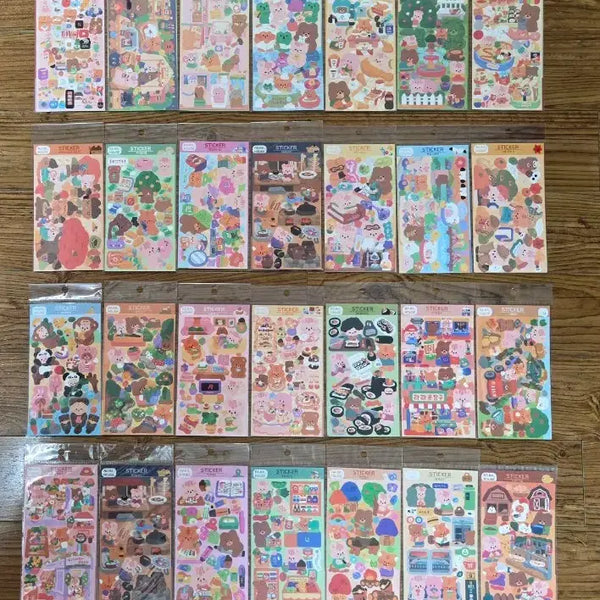 [BUNJANG] Insta Artist Sticker Set (230+ pcs) / 인스타 작가님 스티커. 다꾸.  200장.  택포