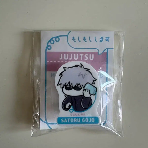 [BUNJANG] Jujutsu Kaisen Satoru Gojo Jirori Memo Clip Stand (Sealed) / 주술회전 고죠 사토루 지로리 메모 클립 스탠드 미개봉