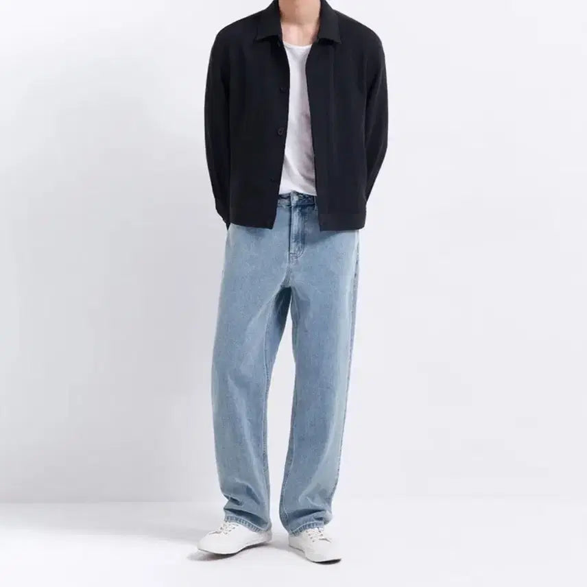 [BUNJANG] Musinsa Standard Regular Fit Denim Pants Light Indigo 32 / [32] 무신사 스탠다드 레귤러 핏 데님 팬츠 [라이트 인디고] 32사이즈