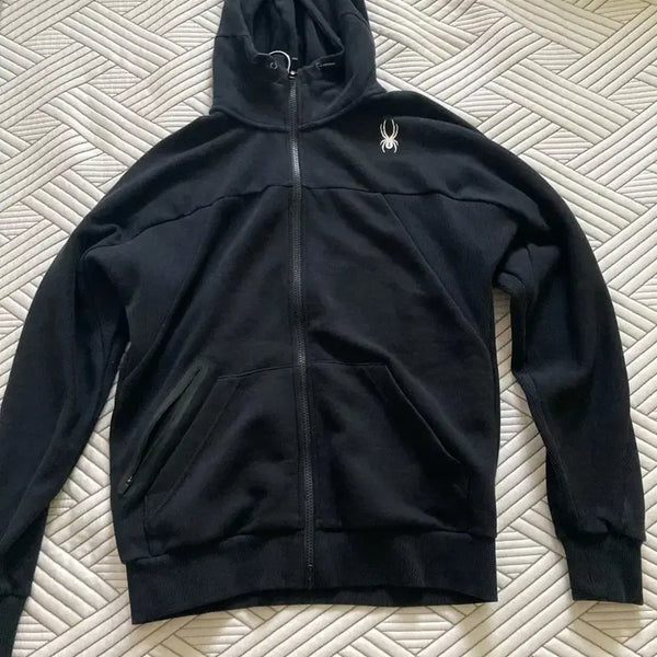 [BUNJANG] Spider Hooded Zip-Up Jacket / 스파이더 후드집업