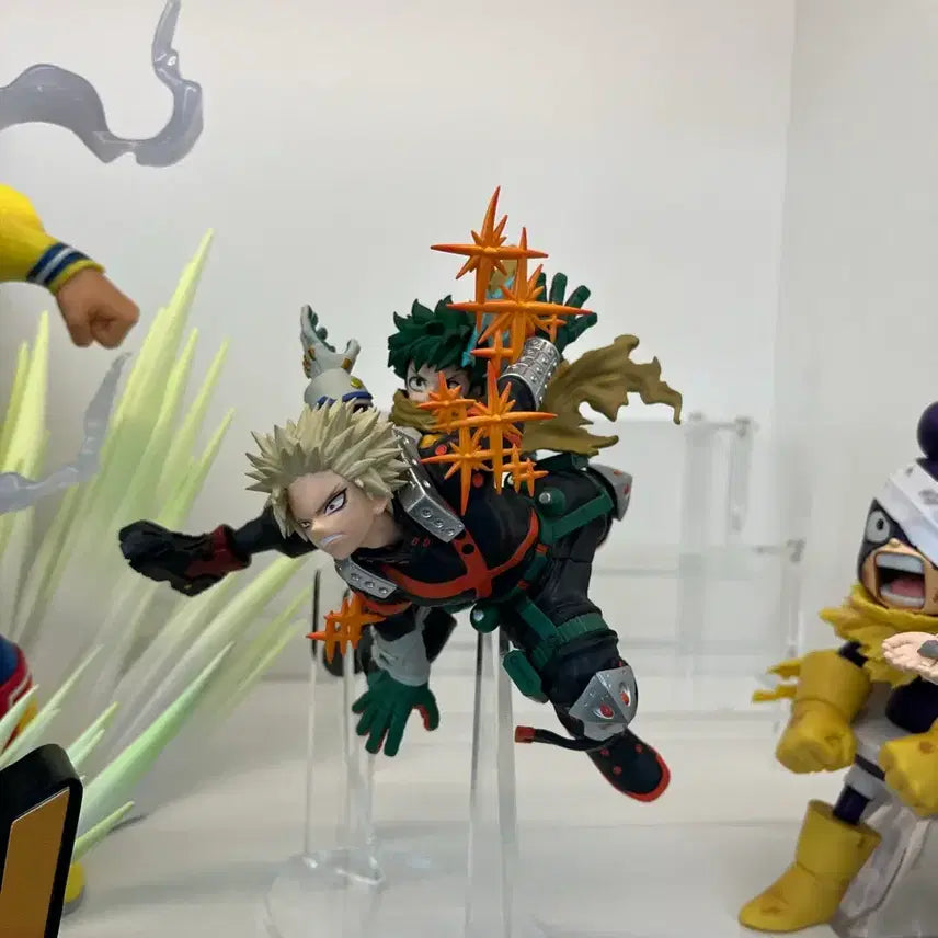 [BUNJANG] My Hero Academia Izuku Midoriya & Katsuki Bakugo GIGO Limited Edition Figures with Acrylic Stand / 나히아 히로아카 gigo한정 미도리야 바쿠고