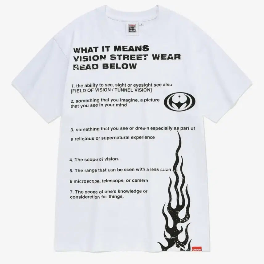 [BUNJANG] Vision Streetwear VSW Script T-Shirt / 비전스트릿웨어 VSW Script 반팔티