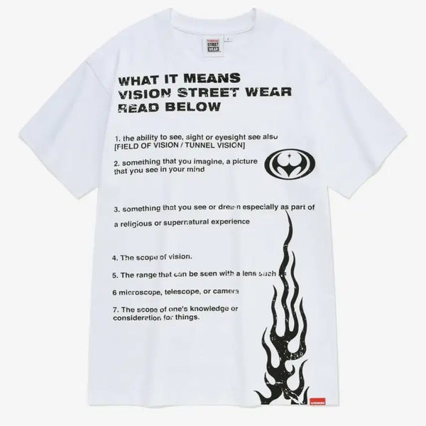 [BUNJANG] Vision Streetwear VSW Script T-Shirt / 비전스트릿웨어 VSW Script 반팔티