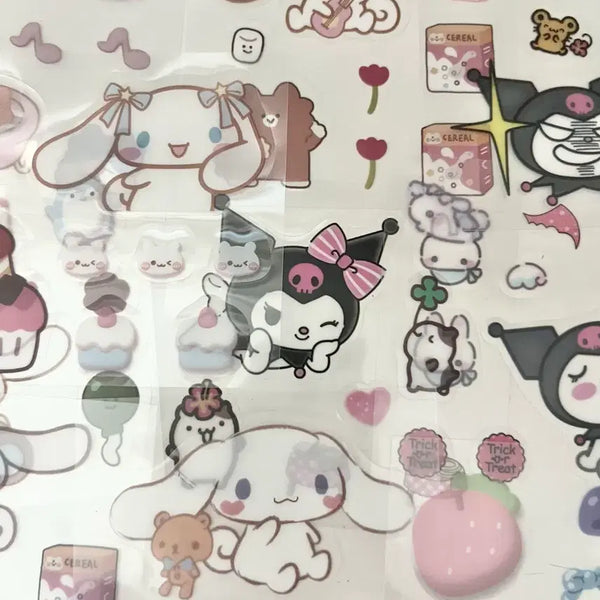 [BUNJANG] Sanrio 90-Sheet Sticker Pack / 산리오 스티커 90매