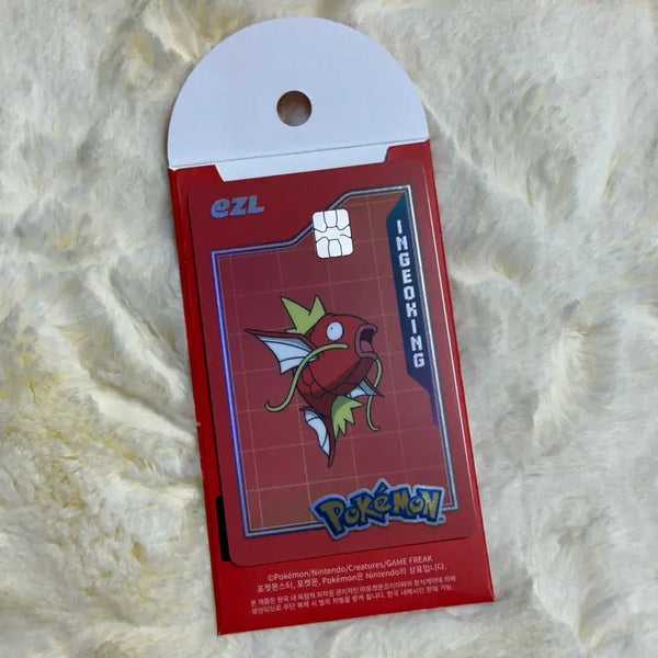 [BUNJANG] Pokemon Ezzle Transit Card Magikarp (Unsealed) / (단순개봉) 포켓몬 이즐 교통카드 잉어킹