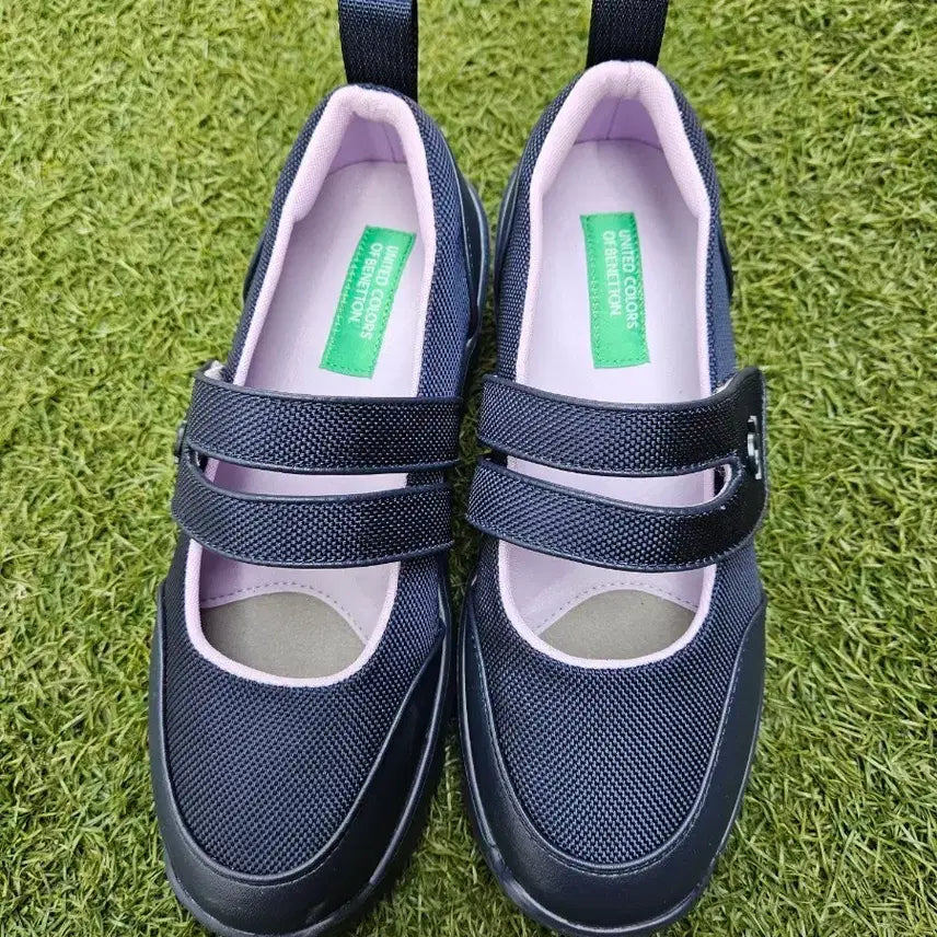 [BUNJANG] Benetton Mary Jane Sneakers Navy/Lavender / 베네통 메리제인 스니커즈 235