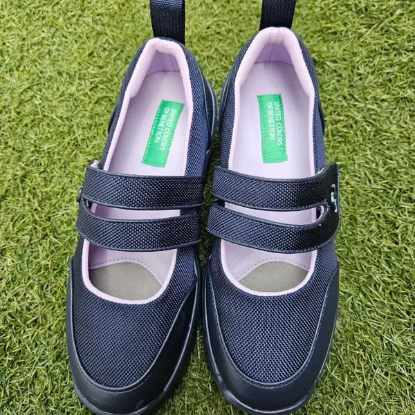 [BUNJANG] Benetton Mary Jane Sneakers Navy/Lavender / 베네통 메리제인 스니커즈 235