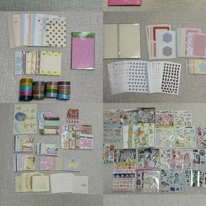 [BUNJANG] Diaristic Stickers Bundle Set (Various Brands) / 다꾸 스티커 일괄판매(에이투지클럽,웨이투페치,해피냥데이,서티등) 키스컷,다이어리,모조지, 마테등
