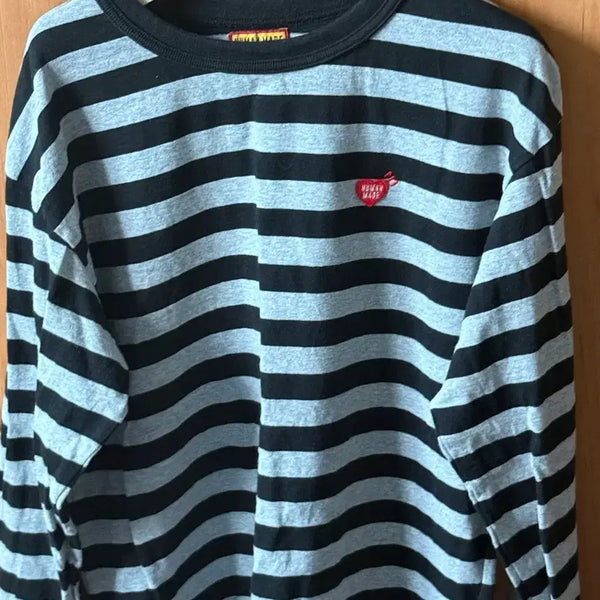 [BUNJANG] Human Made Sprite Stripe Long Sleeve T-Shirt / 휴먼메이드 스프라이트 롱슬리브 S