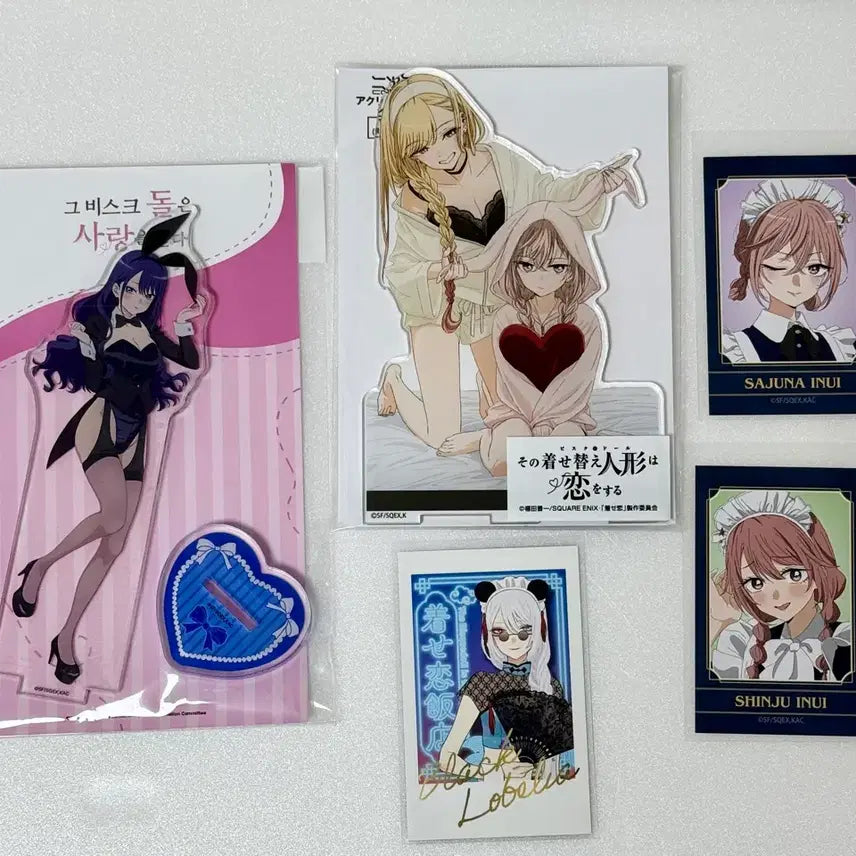[BUNJANG] Marin Kitagawa Acrylic Stand & Photocard Bundle / 키타가와마린 아리사+코스파 아크릴스탠드+ 포카 일괄 비스크돌
