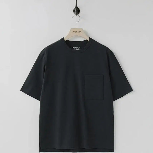 [BUNJANG] Roughside Signature Pocket T-Shirt Black / 러프사이드 시그니처 포켓 반팔티 블랙