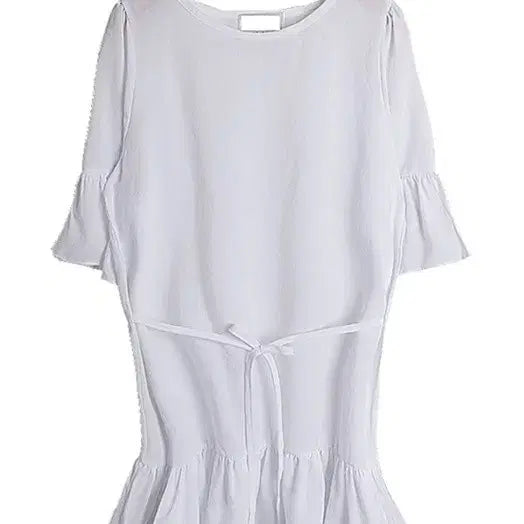 [BUNJANG] Romantic Cool One-Piece Top / White / [새상품]로맨틱 시원 원피스 상의/화이트