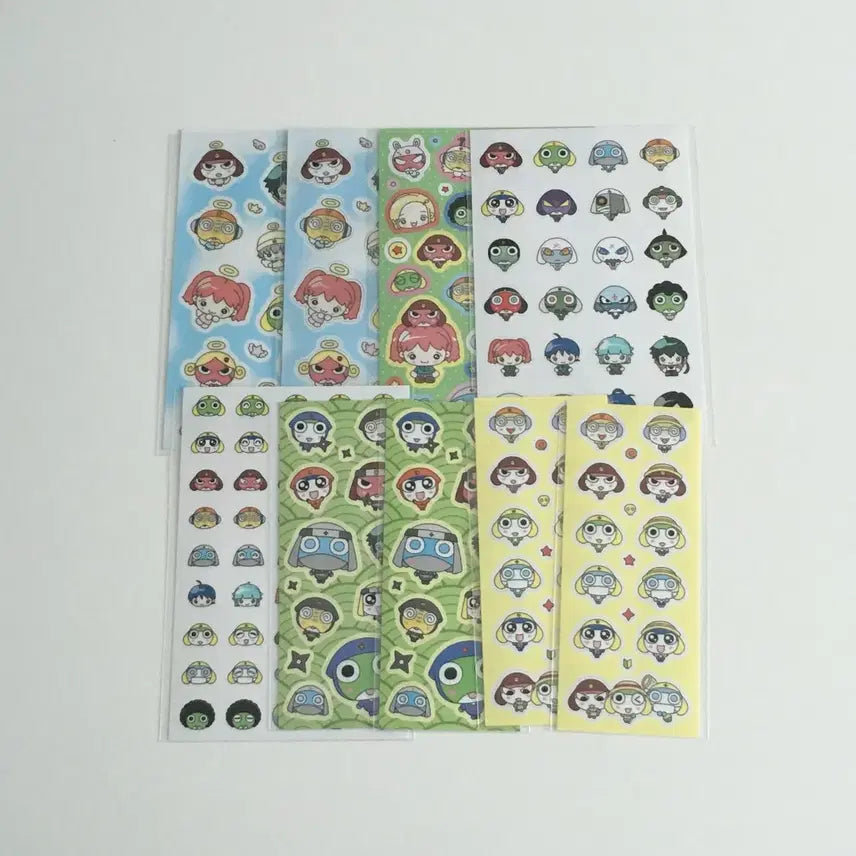 [BUNJANG] Sgt. Frog Keroro Koya Sticker Set / 개구리 중사 케로로 코야님 비공굿 스티커 통판 세트