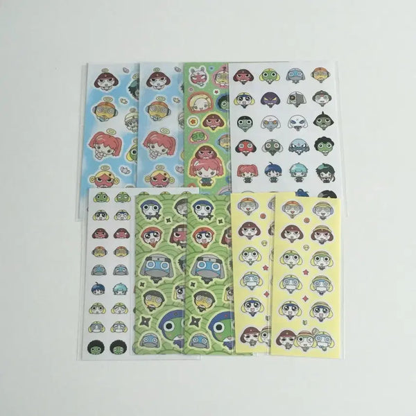 [BUNJANG] Sgt. Frog Keroro Koya Sticker Set / 개구리 중사 케로로 코야님 비공굿 스티커 통판 세트