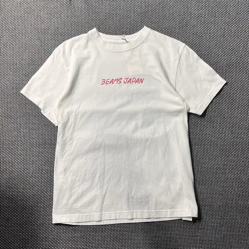 [BUNJANG] BEAMS JAPAN Short Sleeve T-Shirt White M / BEAMS JAPAN 반팔(M)