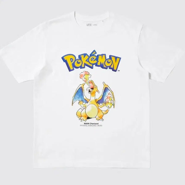 [BUNJANG] Uniqlo Pokemon Charizard T-Shirt Medium / [M) 유니클로 포켓몬 리자몽 미디엄