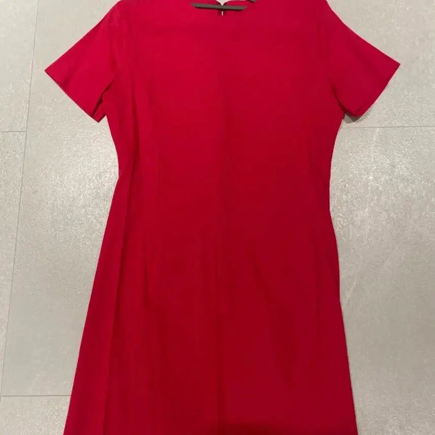 [BUNJANG] Linen Short-Sleeve Midi Dress / 시원한 린넨 반팔원피스 새거
