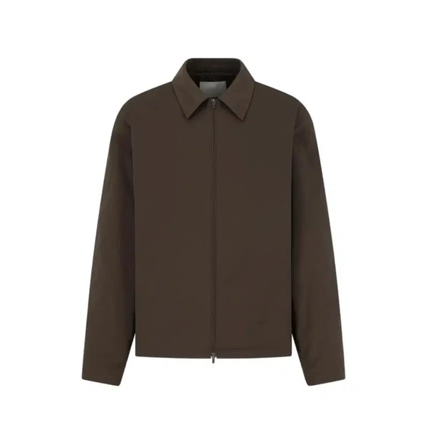 [BUNJANG] AMOMENTO 25FW Taffeta Padded Jumper Brown M / 아모멘토 25FW 타프타 패디드 점퍼 Brown M
