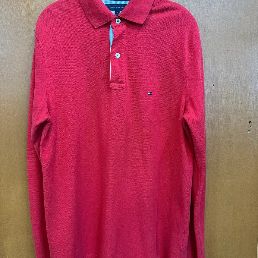 [BUNJANG] Tommy Hilfiger Long Sleeve Polo Shirt M / 타미힐피거 긴팔 카라티 M (28J6-02)