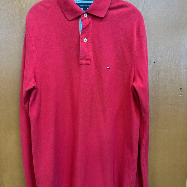 [BUNJANG] Tommy Hilfiger Long Sleeve Polo Shirt M / 타미힐피거 긴팔 카라티 M (28J6-02)