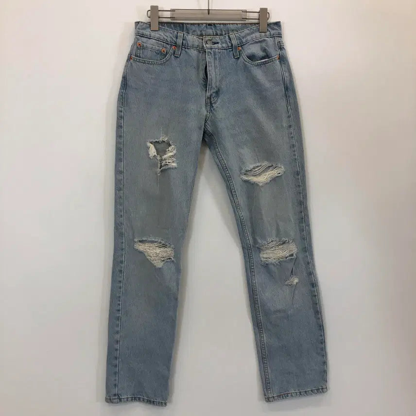 [BUNJANG] Levi's 511 Original Fit Damaged Jeans W29 L32 / 리바이스 511 오리지널 데미지진 29 인치