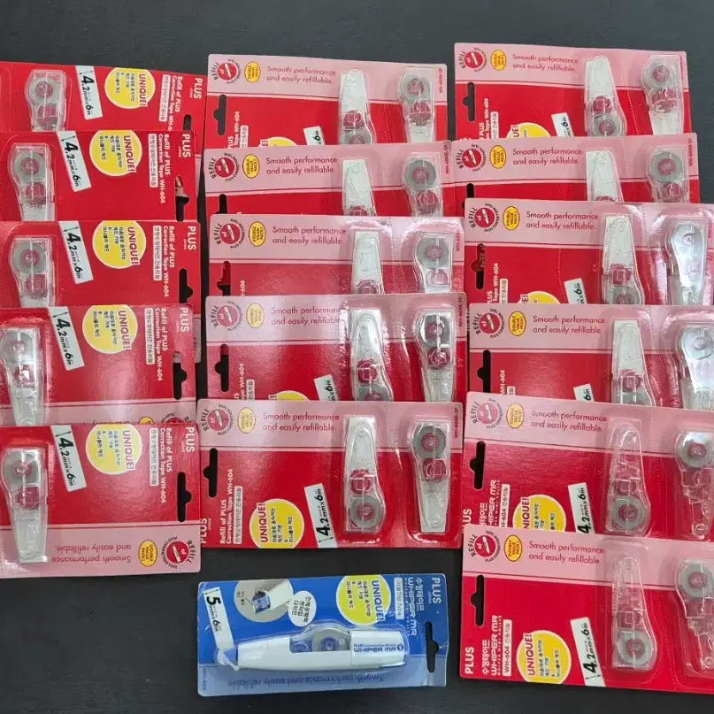 [BUNJANG] Plus Correction Tape Refill Cartridge (2-Pack) / 플러스 수정테이프 리필