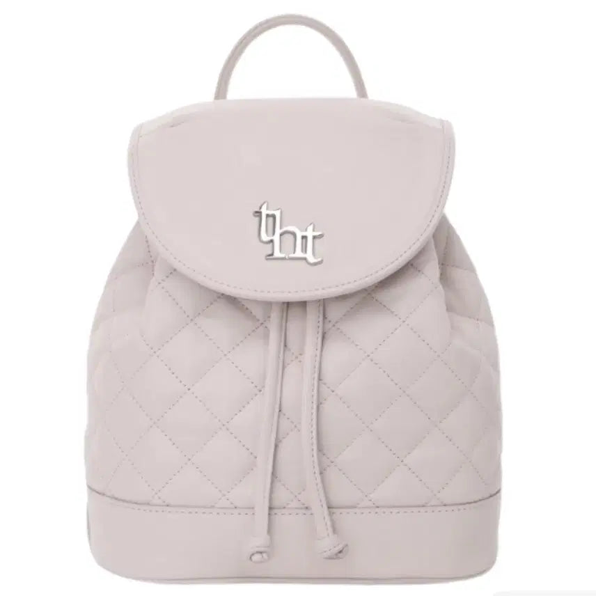 [BUNJANG] 3Times Arcon Quilted Backpack Pink / 쓰리타임즈 아콘 퀄티드 백팩 핑크 가방
