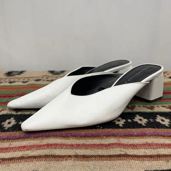 [BUNJANG] ZARA Mule Shoes Slippers 245 / 자라 ZARA 뮬 구두 슬리퍼 245 X02654