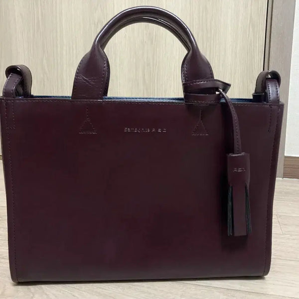 [BUNJANG] Samsonite ECLANG DG2*60002 Tote Shoulder Bag Burgundy Leather / 샘소나이트 토트백 숄더백 판매