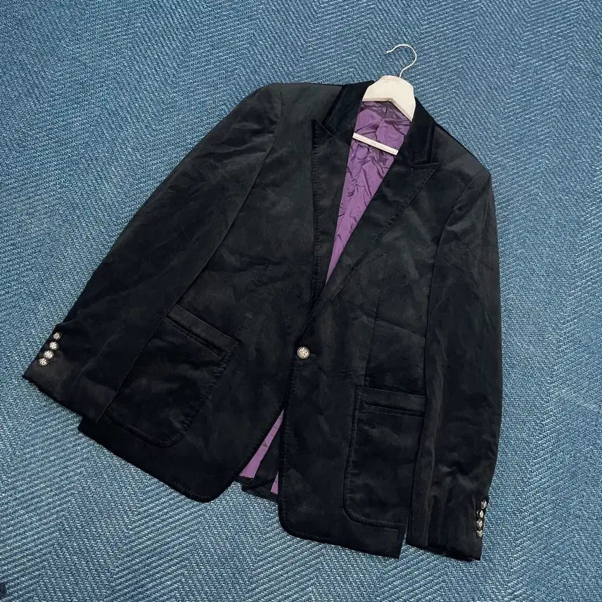 [BUNJANG] Time Homme Velvet Blazer 100 / [100] 타임옴므 벨벳 블레이저 만원샵
