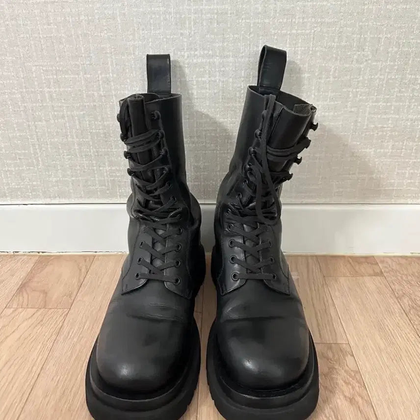 [BUNJANG] Bottega Veneta Military Lug Boots / 보테가 베네타 밀리터리 러그 부츠 41