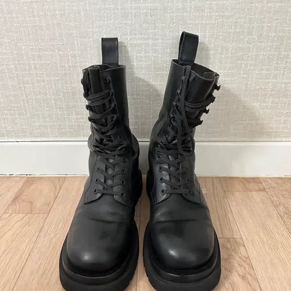 [BUNJANG] Bottega Veneta Military Lug Boots / 보테가 베네타 밀리터리 러그 부츠 41