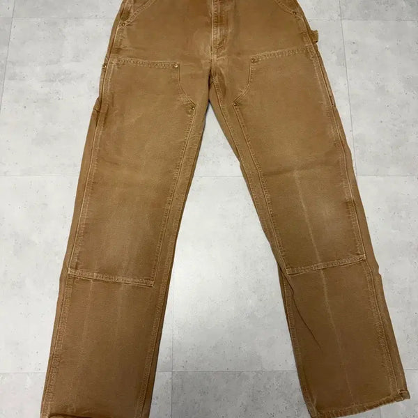 [BUNJANG] Carhartt Vintage Double Knee Loose Fit Pants Brown / [34x36] 칼하트 빈티지 더블니 오리지널 루즈핏 팬츠 브라운