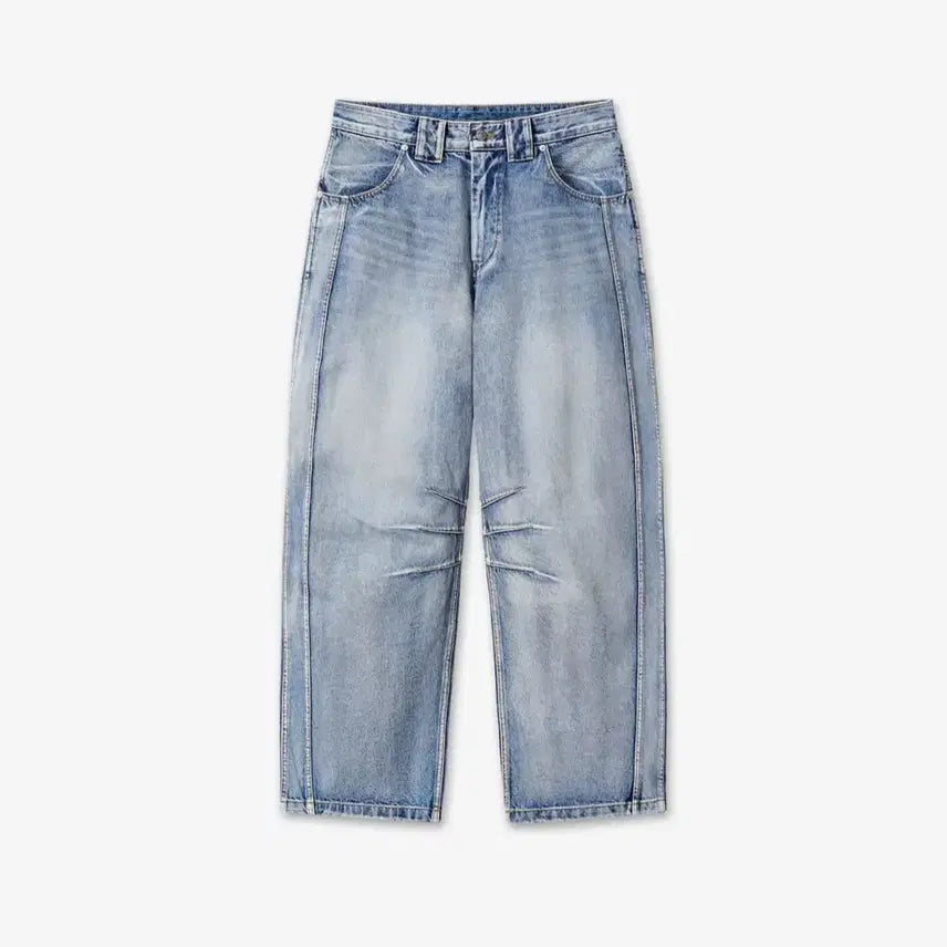 [BUNJANG] 9999Archive Technical Curved Denim Jeans Size 2 / (2) 9999아카이브 Technical Curved Denim Jeans