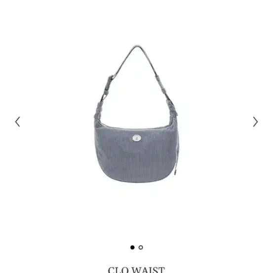 [BUNJANG] MinuteMute Corduroy Clo Waist Bag - Blue / 미닛뮤트 클로웨이스트 코듀로이 블루
