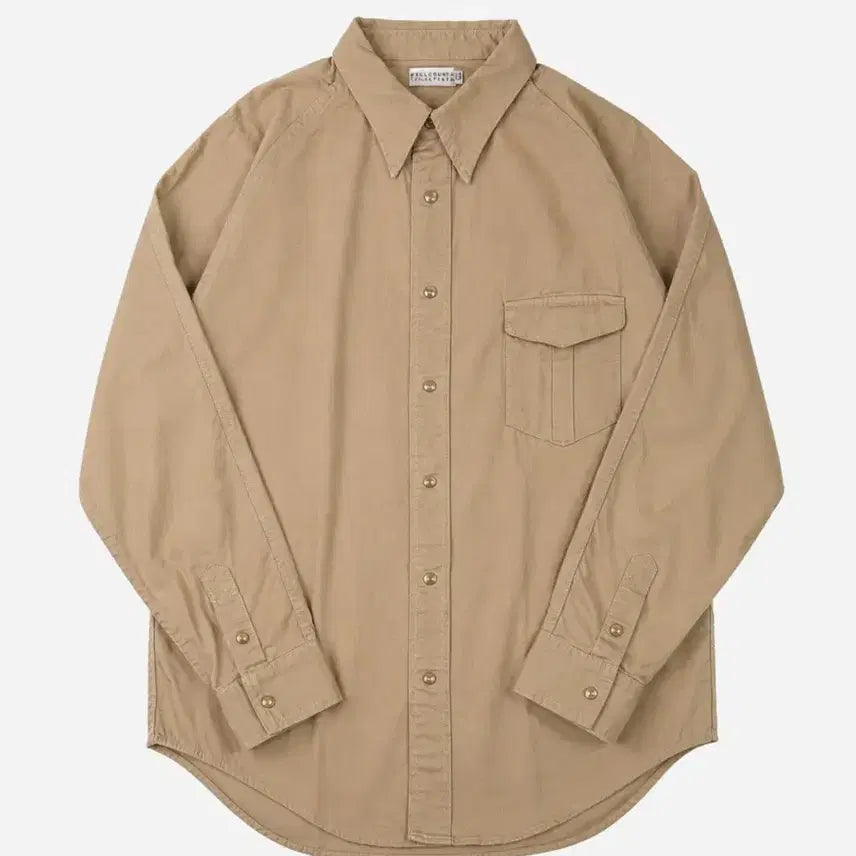 [BUNJANG] Fullcount Western Flap Pocket Cotton Shirt / Fullcount 풀카운트 웨스턴 플랩 포켓 셔츠