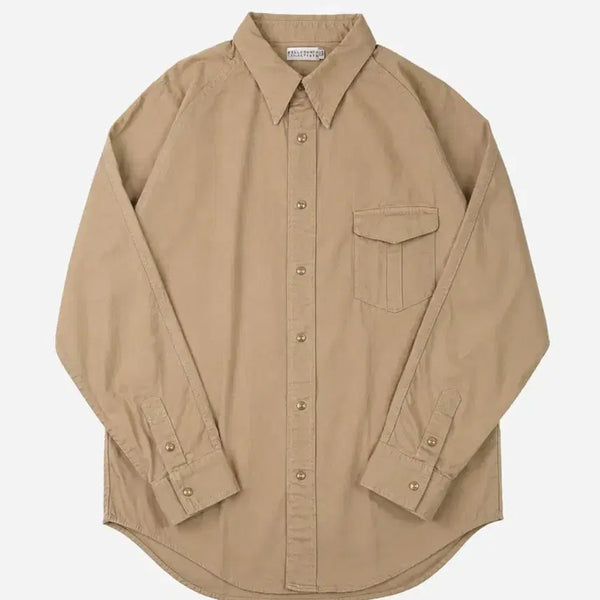 [BUNJANG] Fullcount Western Flap Pocket Cotton Shirt / Fullcount 풀카운트 웨스턴 플랩 포켓 셔츠