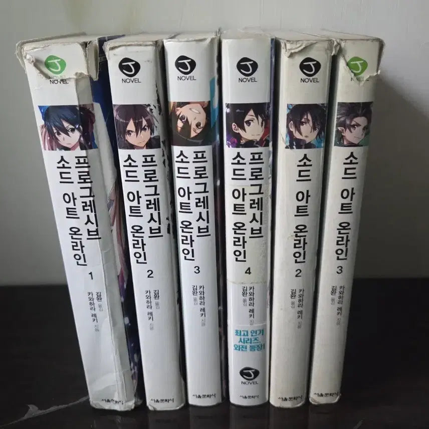 [BUNJANG] Sword Art Online Complete Set Novel / 라노벨 소드 아트 온라인 일괄 판매합니다.