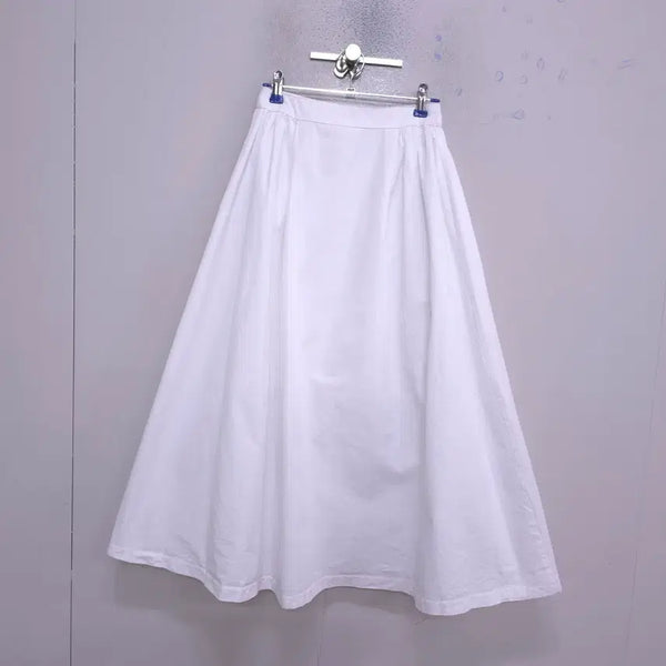 [BUNJANG] Srap Cotton Flare Long Skirt / Srap) 국내제작 순면 플레어 롱스커트 - 44
