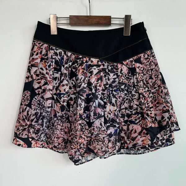 [BUNJANG] Zook Diamond Chiffon Pattern Skirt / 주크 다이아몬드 쉬폰 패턴 스커트