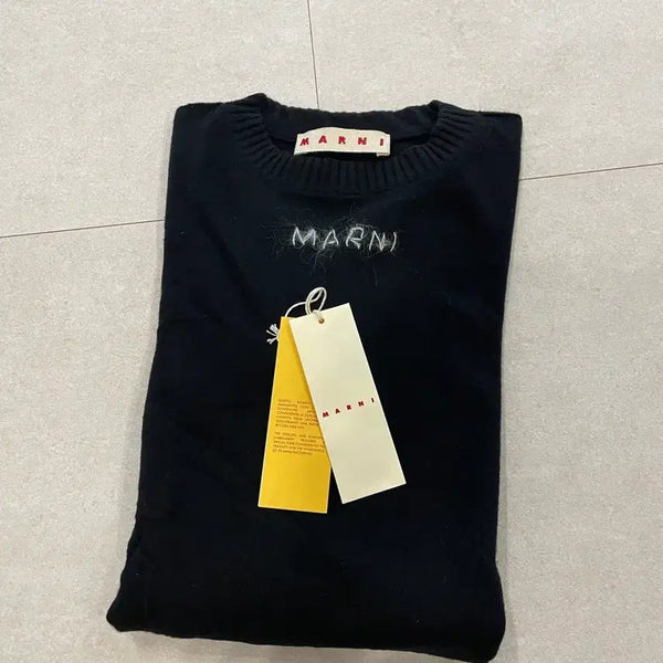[BUNJANG] Marni Black Knit Sweater Size 54 / [54size]marni마르니 니트