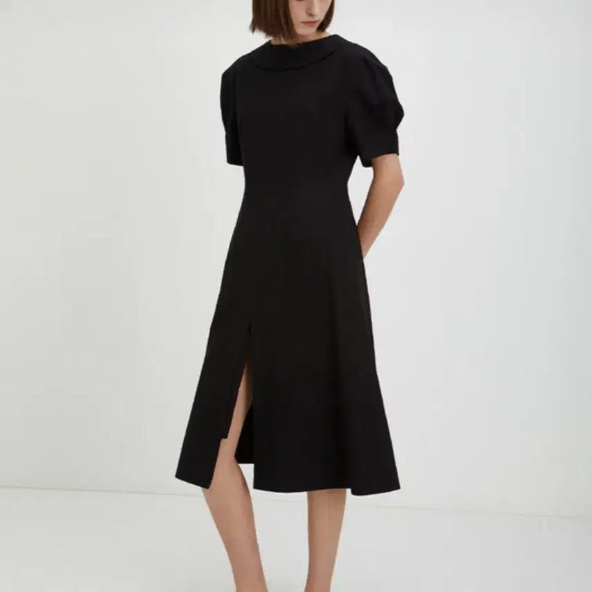 [BUNJANG] OSTKAKA Poppy Linen Flare Dress Black / (새상품/무배)오스트카카 포피 린넨 플레어 드레스 원피스 블랙