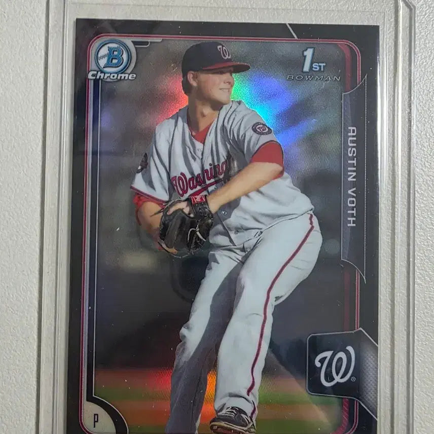 [BUNJANG] 2015 MLB Austin Boss Rookie Black Refractor Card Samsung Lions / 2015 mlb 오스틴 보스 루키 블랙 리플렉터 카드 판매 삼성라이온즈