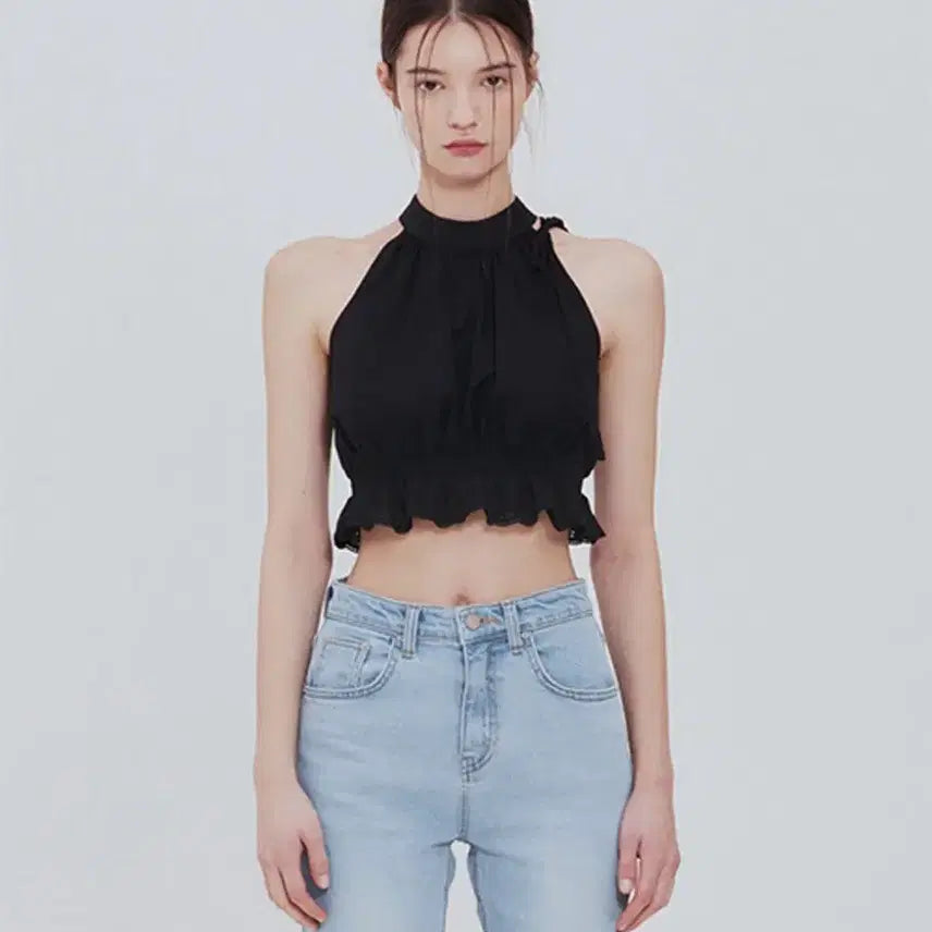 [BUNJANG] Not Your Rose Clara Top Black Size S / 낫유어로즈 클라라 탑 블랙 s 사이즈